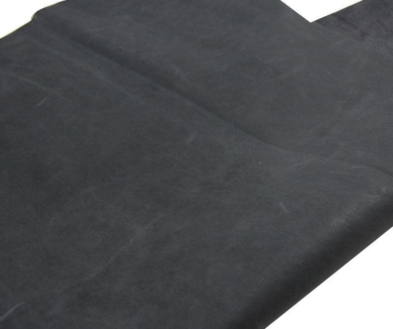 Oil Waxed Genuine Leather 100% Full Grain Tooling Cowhide Leather Oil Tanned Top Grade Leather 15 Colors ™ - Babylon Leatherleatherjiaoxu