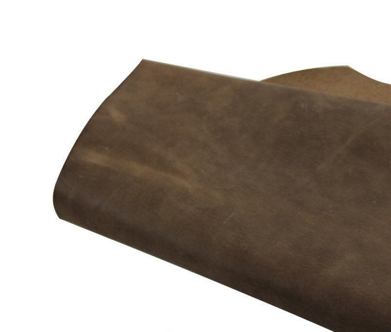 Oil Waxed Genuine Leather 100% Full Grain Tooling Cowhide Leather Oil Tanned Top Grade Leather 15 Colors ™ - Babylon Leatherleatherjiaoxu