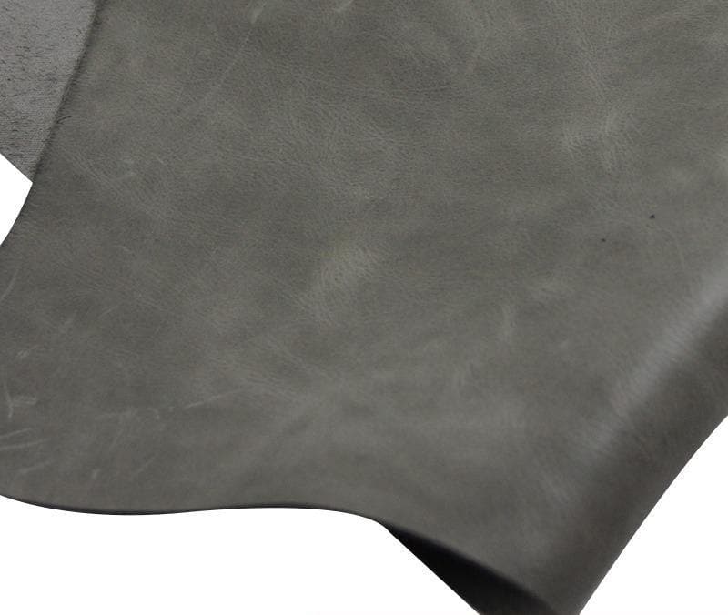 Oil Waxed Genuine Leather 100% Full Grain Tooling Cowhide Leather Oil Tanned Top Grade Leather 15 Colors ™ - Babylon Leatherleatherjiaoxu