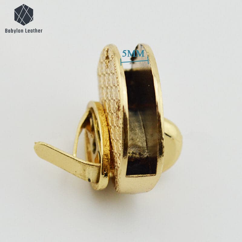 Round Handbag Lock Fashion Craft Bag Accessory Twist Lock - Babylon LeatherBabylon LeatherTL-014
