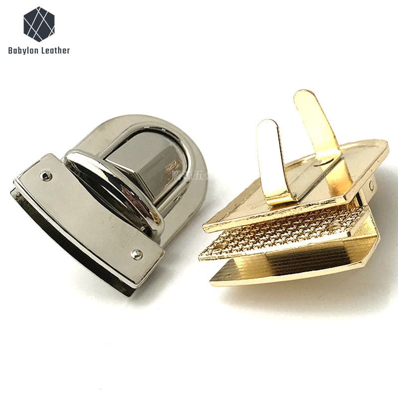 Snap Lock Press Lock Handbag Lock Purse Thumb Lock - Babylon LeatherBabylon LeatherPTL-006