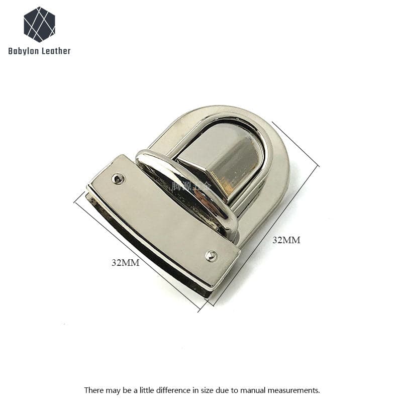 Snap Lock Press Lock Handbag Lock Purse Thumb Lock - Babylon LeatherBabylon LeatherPTL-006