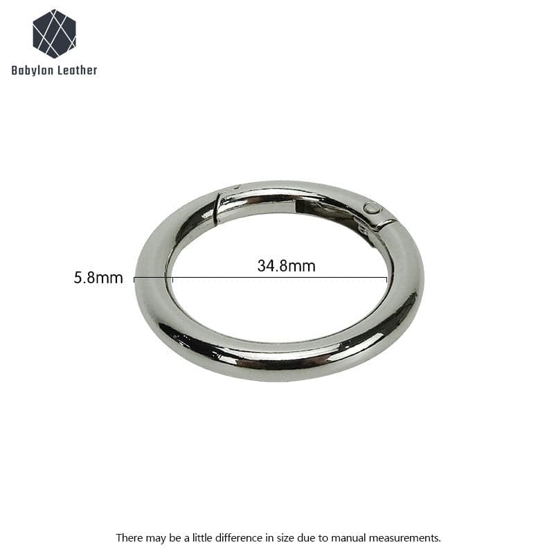 Spring gate ring Round Spring Gate O Ring（2 PACK） - Babylon LeatherBabylon LeatherSGOR-002