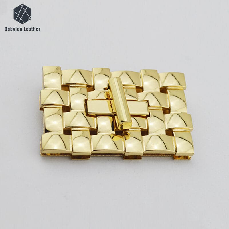 Square Turn Lock Creative Weaving Twist Lock - Babylon LeatherBabylon LeatherTL-024