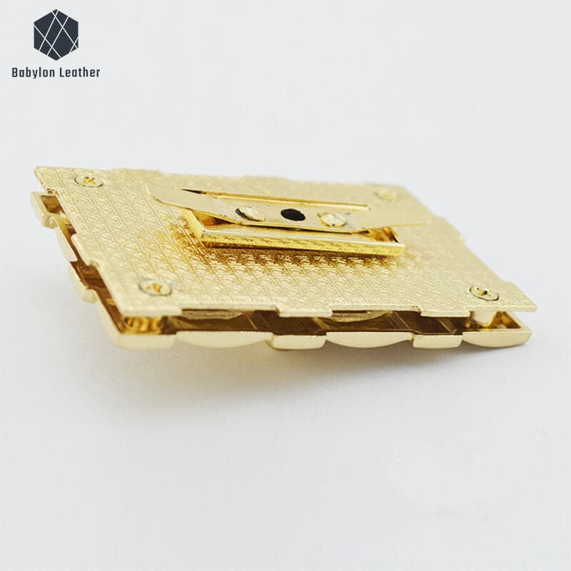 Square Turn Lock Creative Weaving Twist Lock - Babylon LeatherBabylon LeatherTL-024
